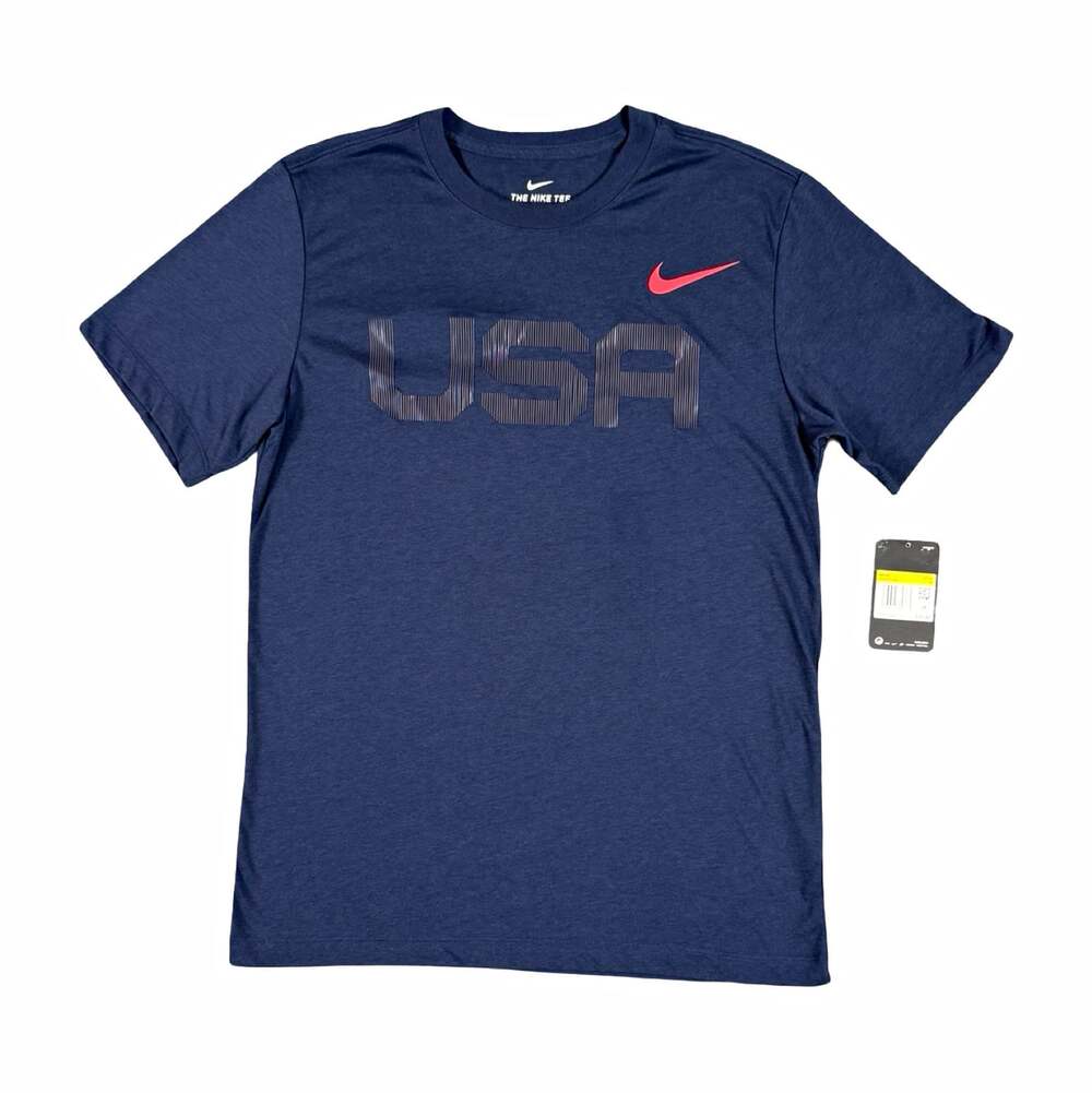 Nike USA Soccer National Team Men's Shirt T-Shirt Size S Blue Navy